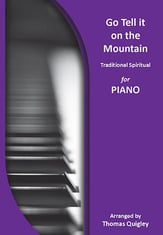 Go Tell it on the Mountain piano sheet music cover